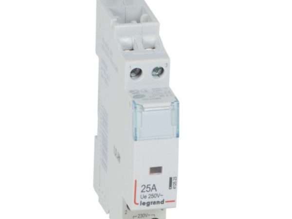 412523-LEGRAND-1000 Contactor con bobina 230 V~ 2P 250V~ 25A 2 NA 1 módulo LEGRAND 412523