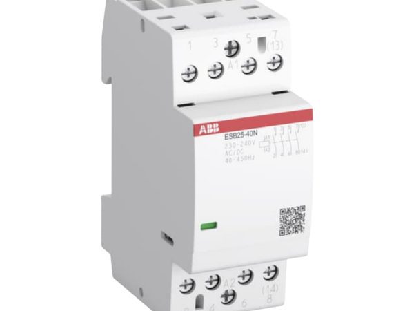 abb-1sae231111r0640.jpg Contactor 4P 25A 4NA 230V ESB25-40N-06 2 mod ABB 1SAE231111R0640