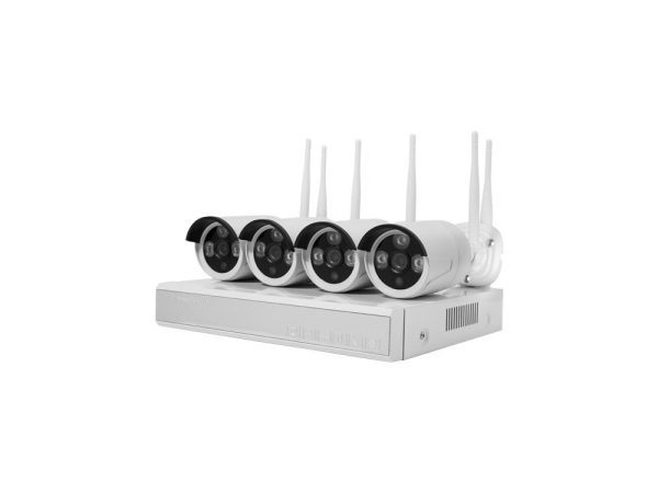 atmoss kit de 4 camaras de seguridad