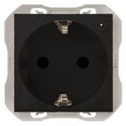 Base enchufe iO negro mate SIMON 270 21000432-098