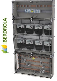 Centralizaciones Contadores Iberdrola Monofásicos hasta 63 A - A8 (envolvente) CAHORS 0234654-N