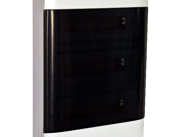 legrand-sup-135133.jpg Caja Superficie PRACTIBOX S puerta transparente 4X18 Mod. LEGRAND 137139